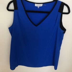 Royal blue Calvin Klein blouse